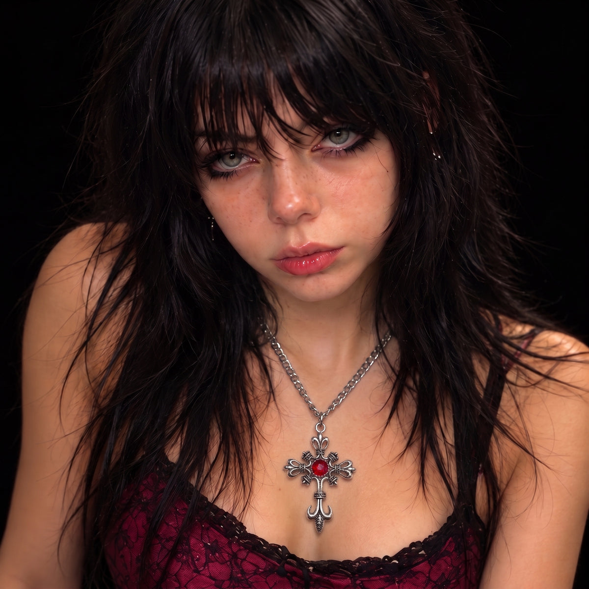 Nocturne Cross Necklace